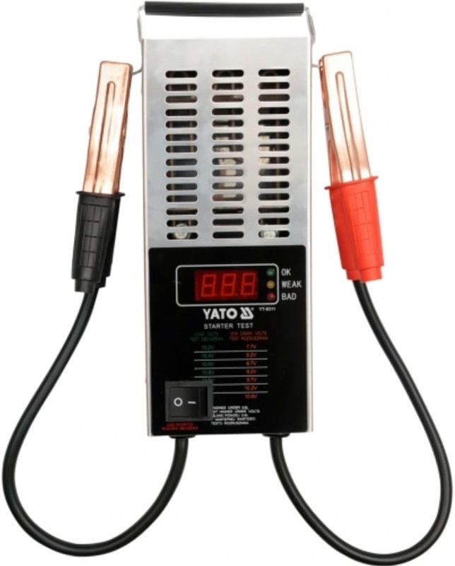 Цифровой тестер аккумуляторов YATO YT-8311, 12 V 