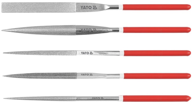 Набор надфилей YATO YT-6156, 5х180х70 мм, 5 предметов