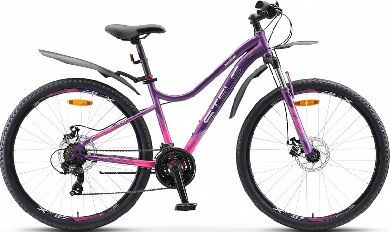 Велосипед STELS LU084754, Miss 7100 MD 27.5" V020, размер рамы 16", пурпурный