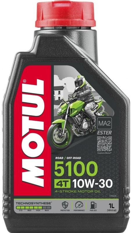 Масло моторное полусинтетическое Motul 104062, 5100 ESTER, 10W-30, 1 л