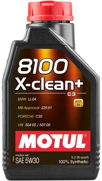 Масло моторное Motul 111683, 8100 X-clean +, 5W-30, 1 л 