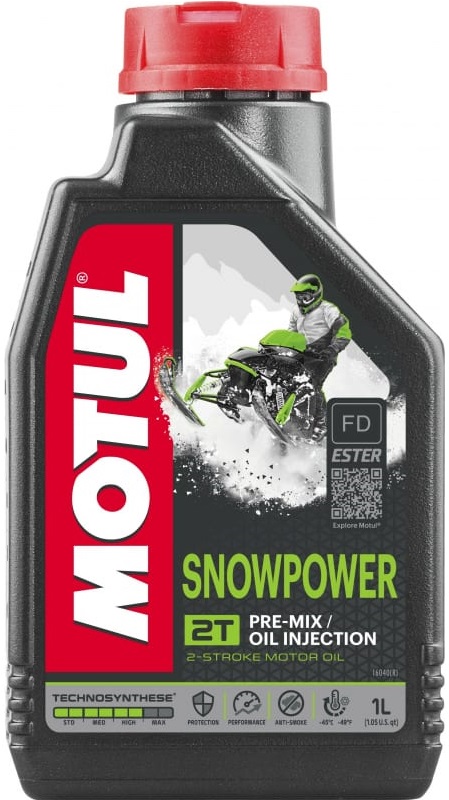 Масло моторное полусинтетическое Motul 105887, Snowpower 2T, 1 л