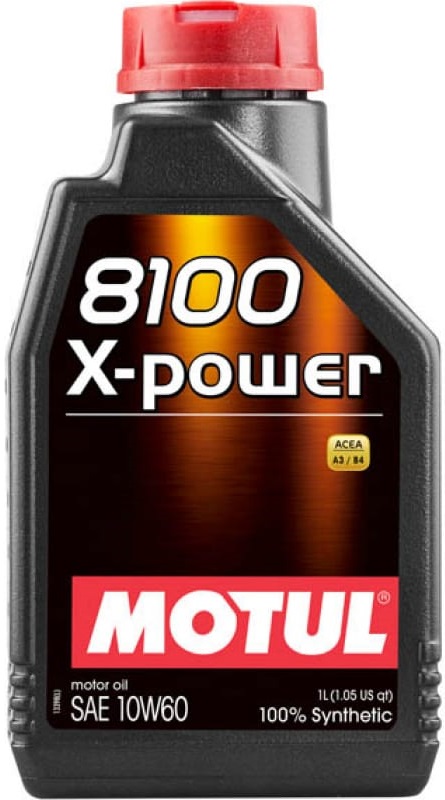 Масло моторное синтетическое Motul 106142, 8100 X-Power, 10W-60, 1 л