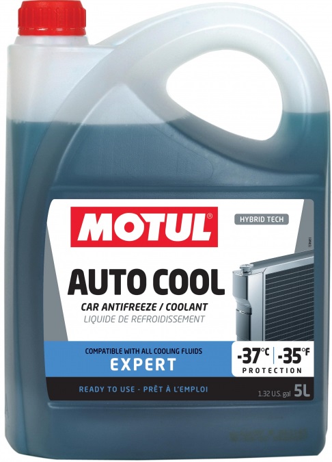 Антифриз MOTUL 109140, Auto Cool Expert, сине-зеленый, 5 л