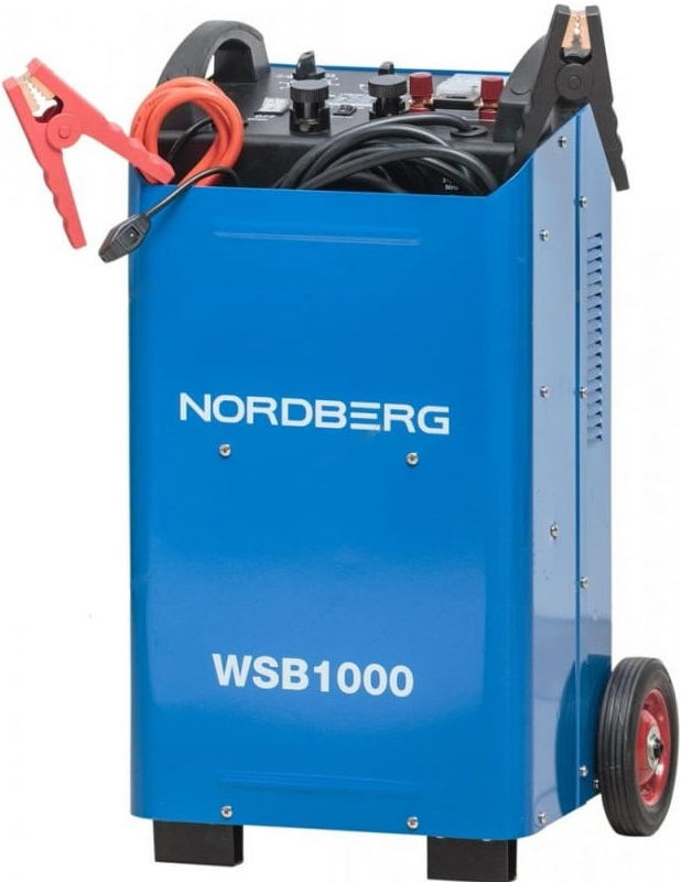 Пускозарядное устройство NORDBERG WSB1000, 12/24 V, максимальный ток 1000 A