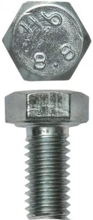 Болт с шестигранной головкой KRAFTOOL 303074-08-016, DIN 933, M8, 16 мм, 200 шт