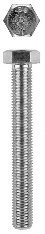 Болт с шестигранной головкой KRAFTOOL 303074-08-035, DIN 933, M8x35 мм, 200 шт