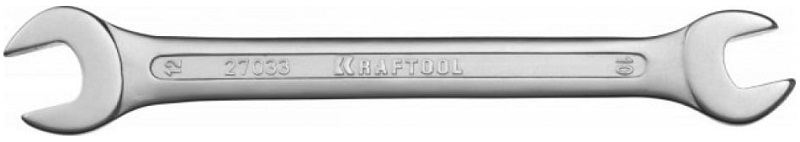 Рожковый гаечный ключ KRAFTOOL 27033-10-12_z01, 10x12 мм