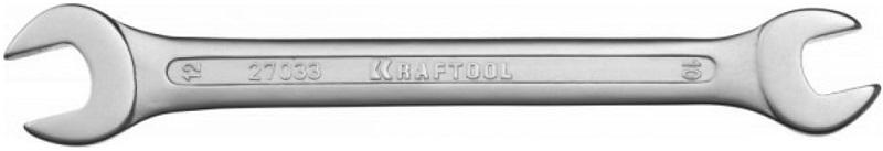 Ключ гаечный рожковый EXPERT KRAFTOOL 27033-24-27, 24x27 мм