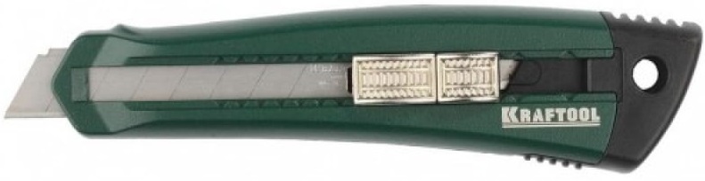 Нож с сегментированными лезвиями KRAFTOOL 09195_z01, 18 мм