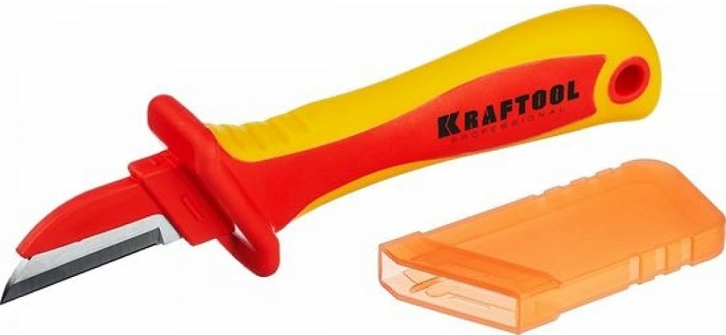 Нож диэлектрический KN-1 KRAFTOOL 45401, прямой 