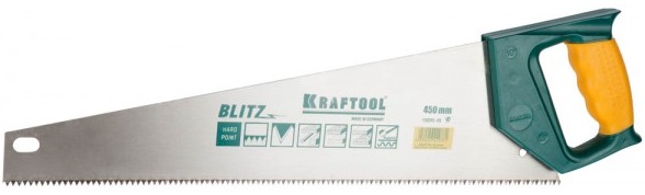 Ножовка по дереву BLITZ KRAFTOOL 15005-45, 450 мм