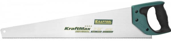 Ножовка по дереву KraftMax Universal KRAFTOOL 15222-55, 550 мм