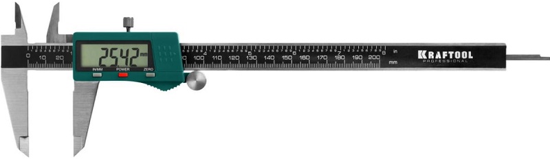 Штангенциркуль электронный KRAFTOOL 34460-200, металлический, 200 мм 