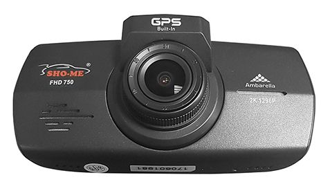 Видеорегистратор Sho-Me FHD-750 GPS черный 5Mpix 1296x2304 1296p 150гр. GPS Ambarella A7LA50