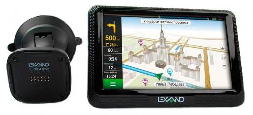 Навигатор Автомобильный GPS Lexand CD5 HD 5 800x480 4Gb microSD Bluetooth FM-Transmitter черный Nav