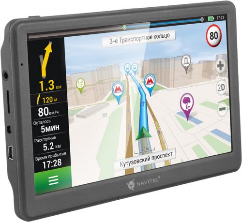 Навигатор Автомобильный GPS Navitel E700 7 800x480 8Gb microSDHC серый Navitel