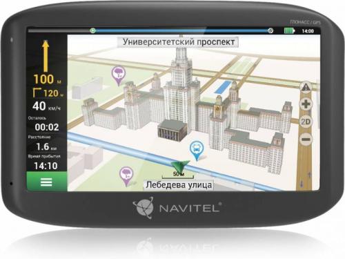 Навигатор Автомобильный GPS Navitel G500 5 480x272 4Gb microSDHC черный Navitel