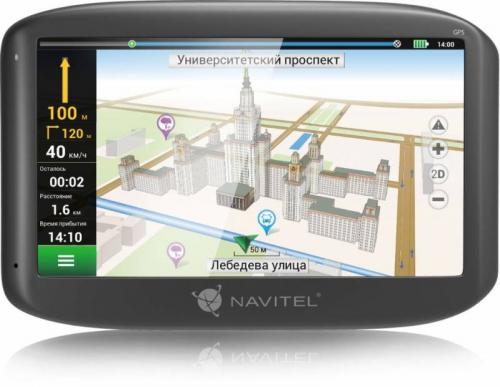 Навигатор Автомобильный GPS Navitel N500 5 480x272 4Gb microSDHC черный Navitel