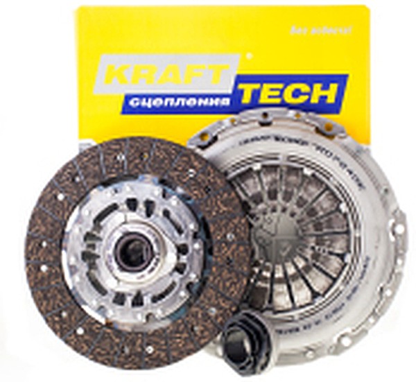 Комплект сцепления с выжимным подшипником AUDI A3 Krafttech W00228D20