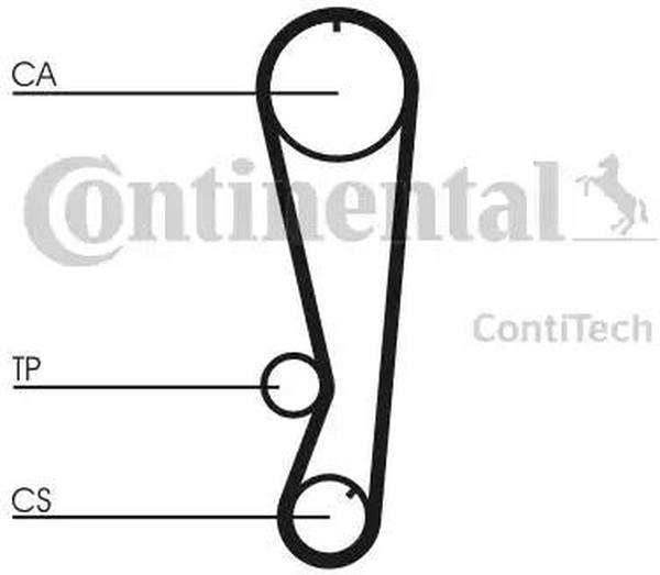 Комплект ремня ГРМ TOYOTA COROLLA CONTITECH CT827K1