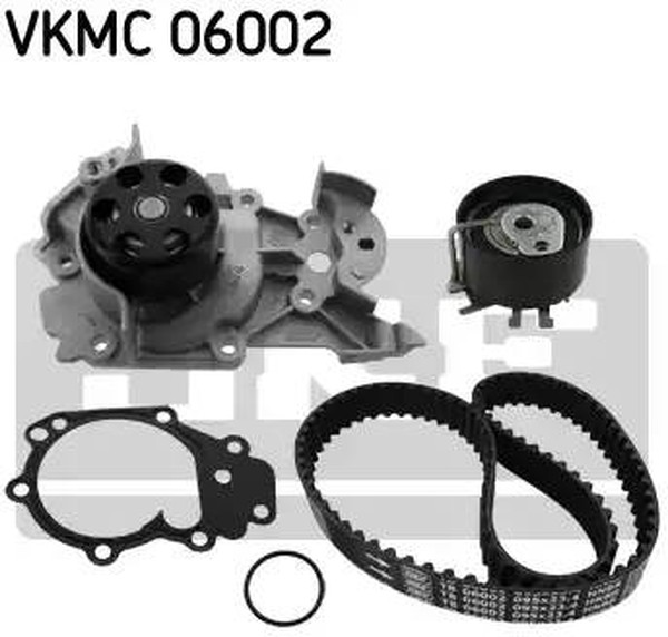 Комплект ремня ГРМ с водяным насосом RENAULT Clio SKF VKMC 06002