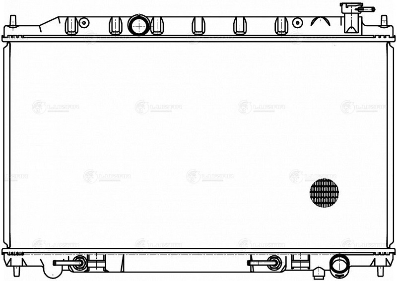 Радиатор охлаждения Nissan Teana Luzar LRC 1403