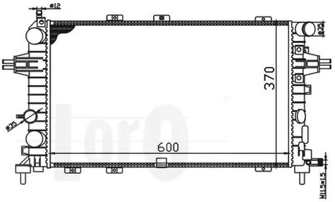 Радиатор охлаждения Loro 037-017-0047