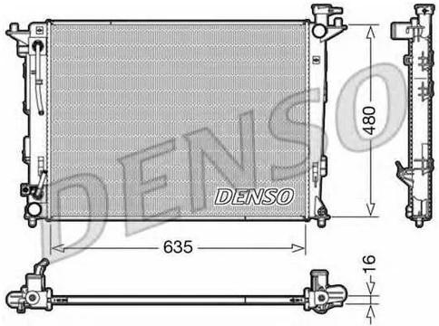 Радиатор охлаждения HYUNDAI ix35 Denso DRM41005