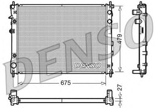 Радиатор охлаждения SUBARU TRIBECA Denso DRM36012