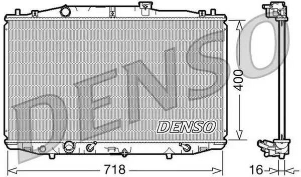 Радиатор охлаждения HONDA ACCORD Denso DRM40024