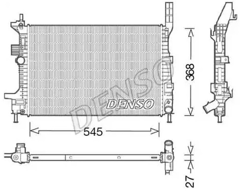 Радиатор охлаждения FORD C-Max Denso DRM10029