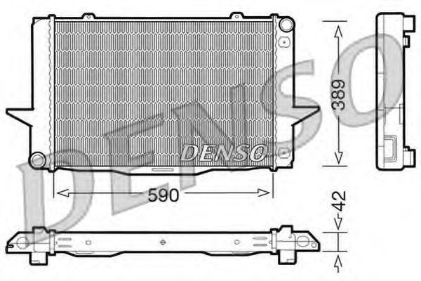 Радиатор охлаждения VOLVO 850 Denso DRM33042