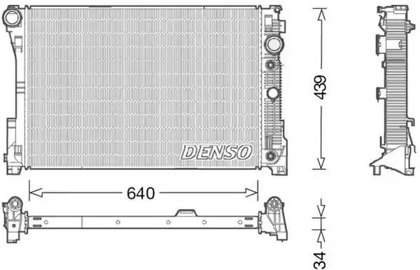 Радиатор охлаждения MERCEDES CLS Denso DRM17048