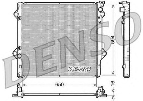 Радиатор охлаждения TOYOTA 4 RUNNER Denso DRM50036