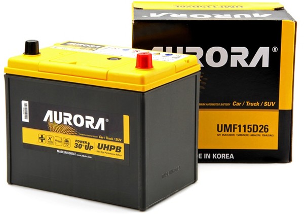 Аккумуляторная батарея UMF AURORA UMF115D26R (12В, 85А/ч)