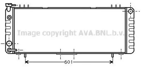 Радиатор охлаждения Jeep Cherokee AVA JE 2002