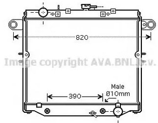 Радиатор охлаждения Lexus LX AVA TO 2329