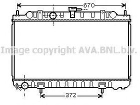 Радиатор охлаждения Nissan Almera AVA DN 2245