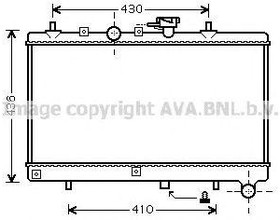 Радиатор охлаждения KIA Rio AVA KA 2054