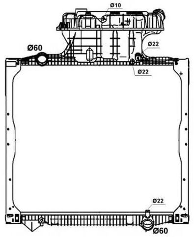 Радиатор охлаждения Nrf 58279