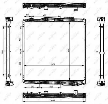 Радиатор охлаждения Nrf 519895