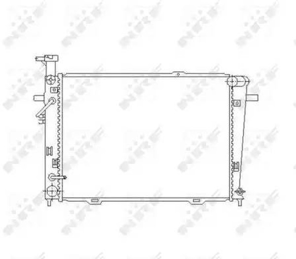 Радиатор охлаждения HYUNDAI Tucson Nrf 53496