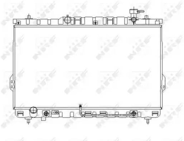 Радиатор охлаждения HYUNDAI Santa Fe Nrf 53646