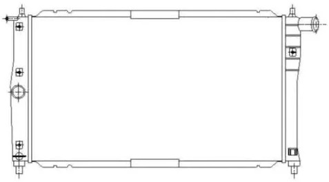 Радиатор охлаждения Daewoo Leganza Nrf 53647