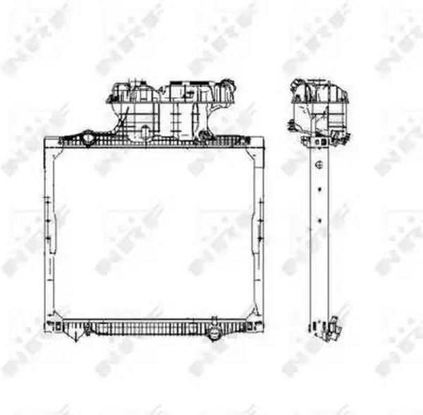 Радиатор охлаждения MAN TGA Nrf 50588