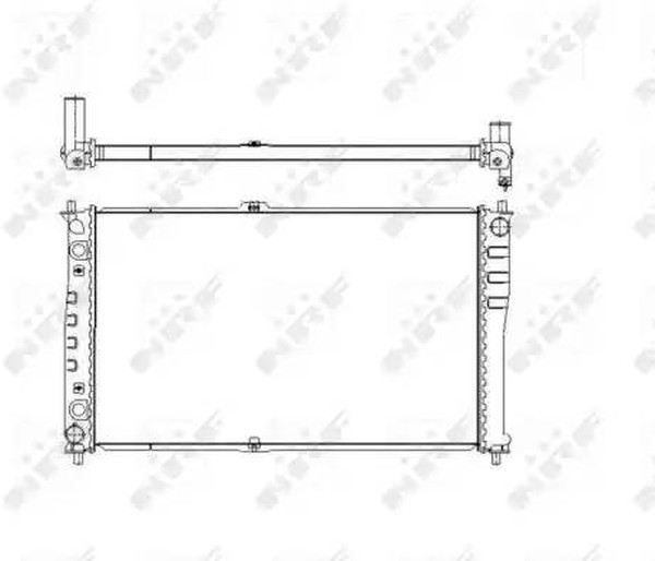 Радиатор охлаждения KIA Carnival Nrf 53484