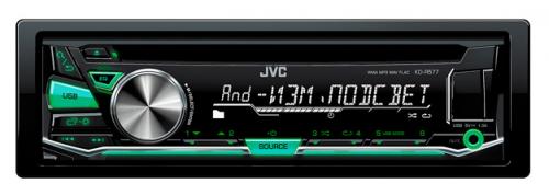 Автомагнитола JVC KD-R577, USB, CD, 1DIN, 4x50Вт