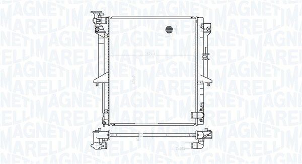 Радиатор охлаждения MITSUBISHI L200 Magneti marelli 3502 13177 300