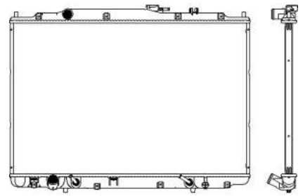 Радиатор охлаждения ACURA MDX Sakura 3211-8503